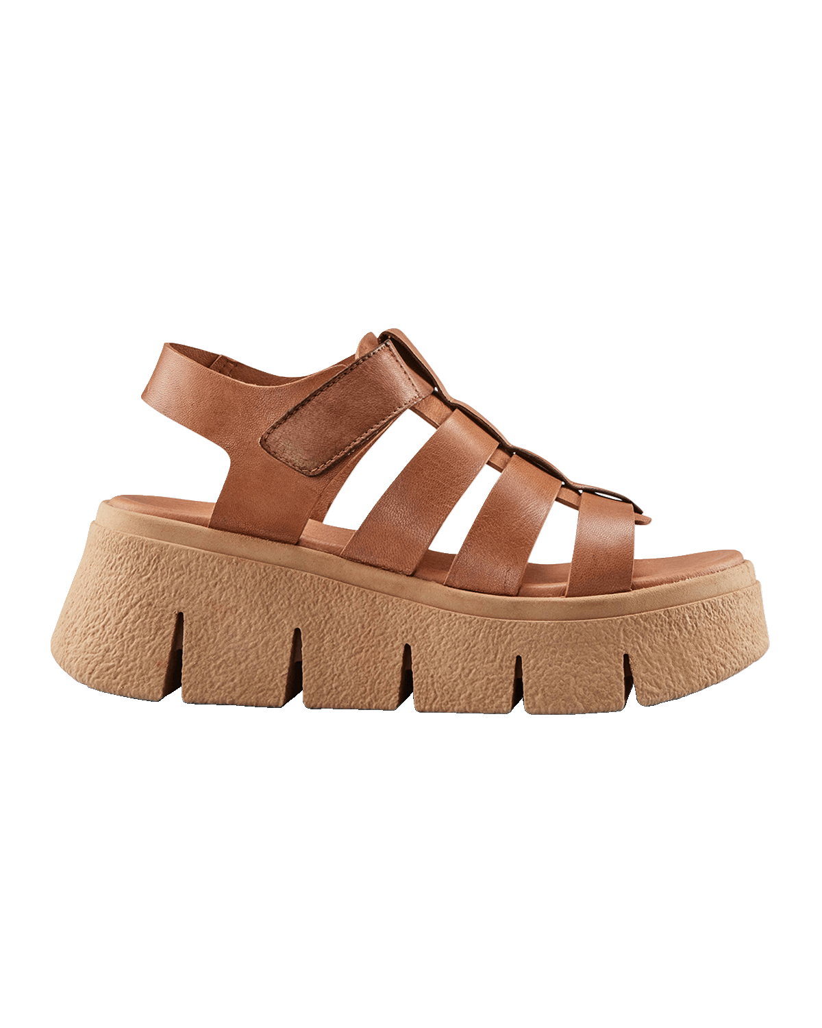 Cougar Antony Caged Leather Wedge Sandals