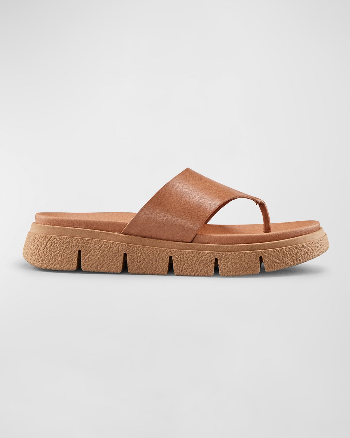 Cougar Ponyo Leather Thong Slide Sandals