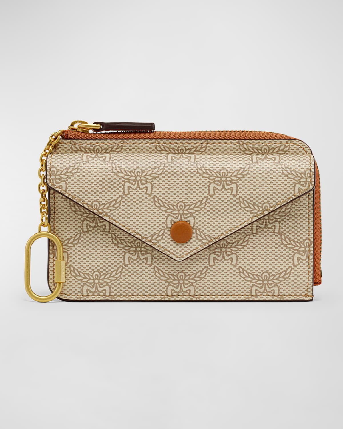 MCM Lauretos Monogram Card Case