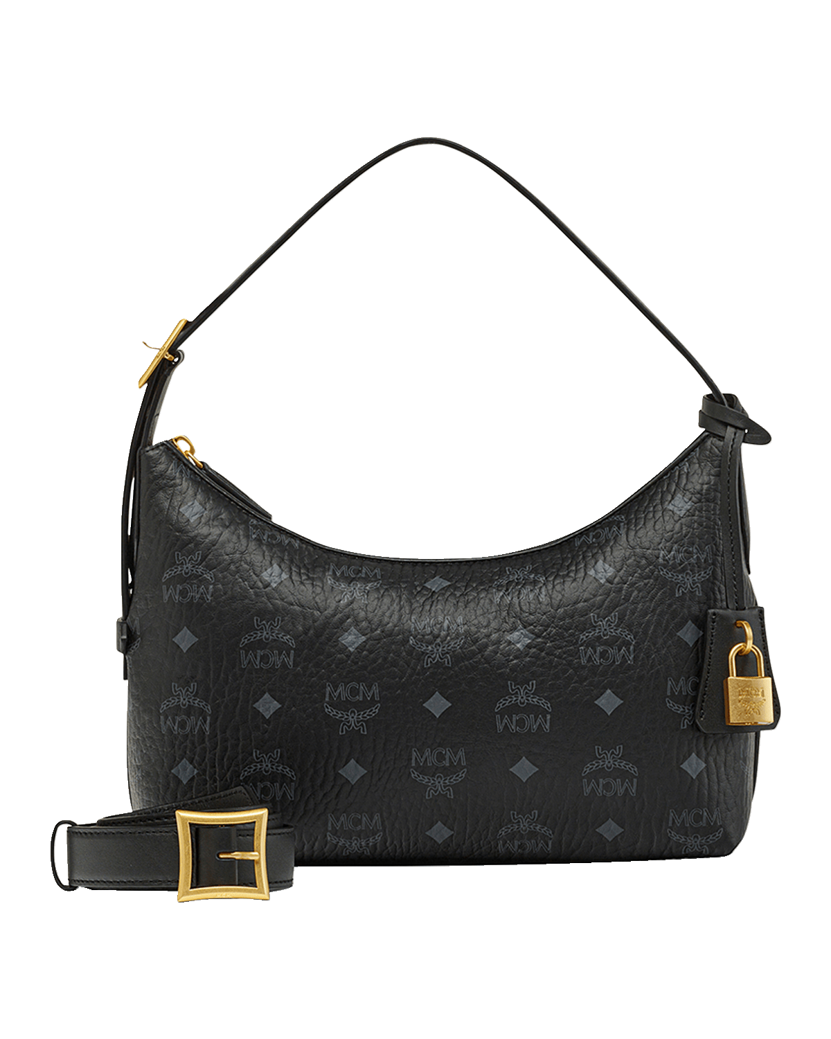 MCM Aren Visetos Monogram Hobo Bag