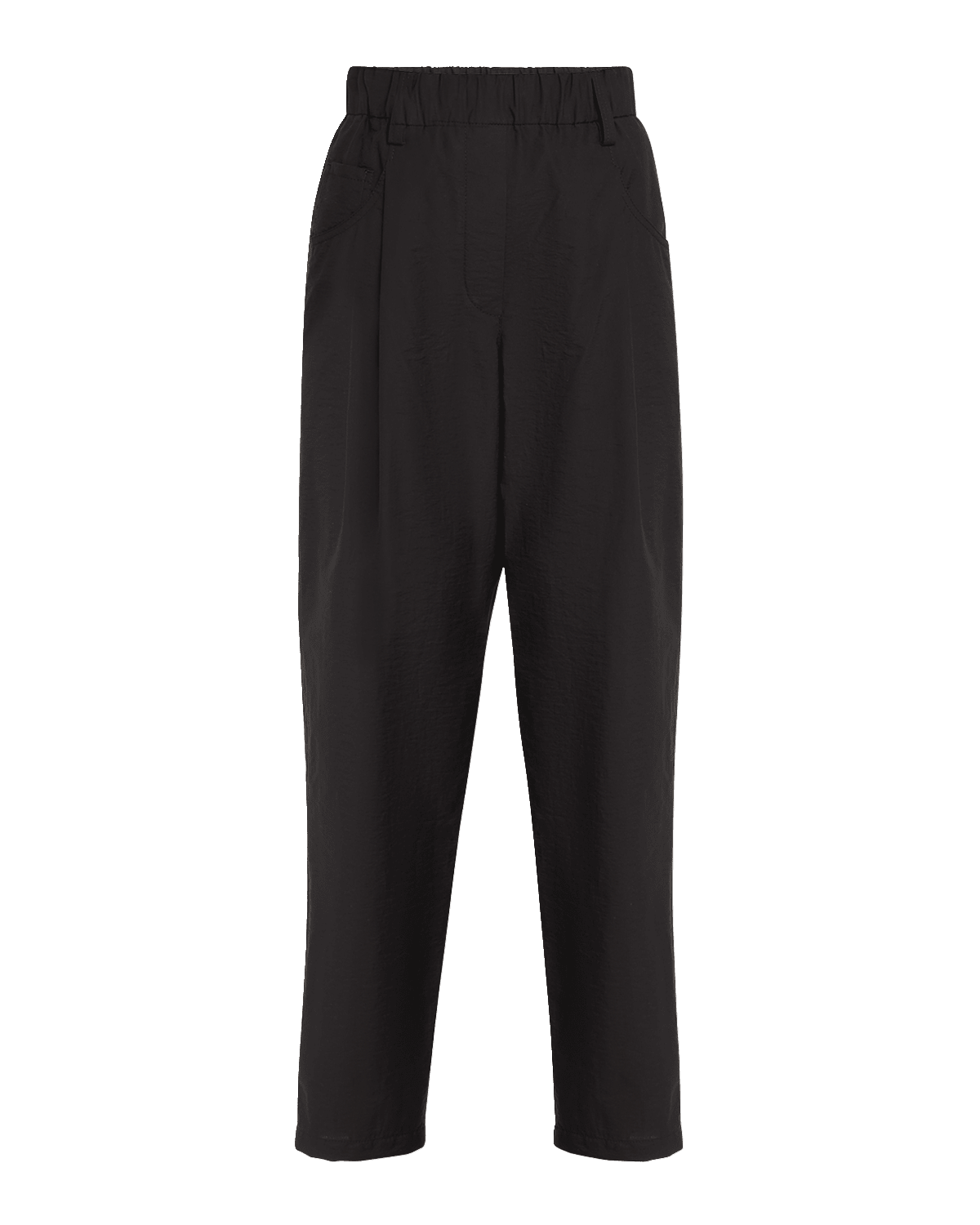 Brunello Cucinelli Cotton Poplin Easy Straight-Leg Pants