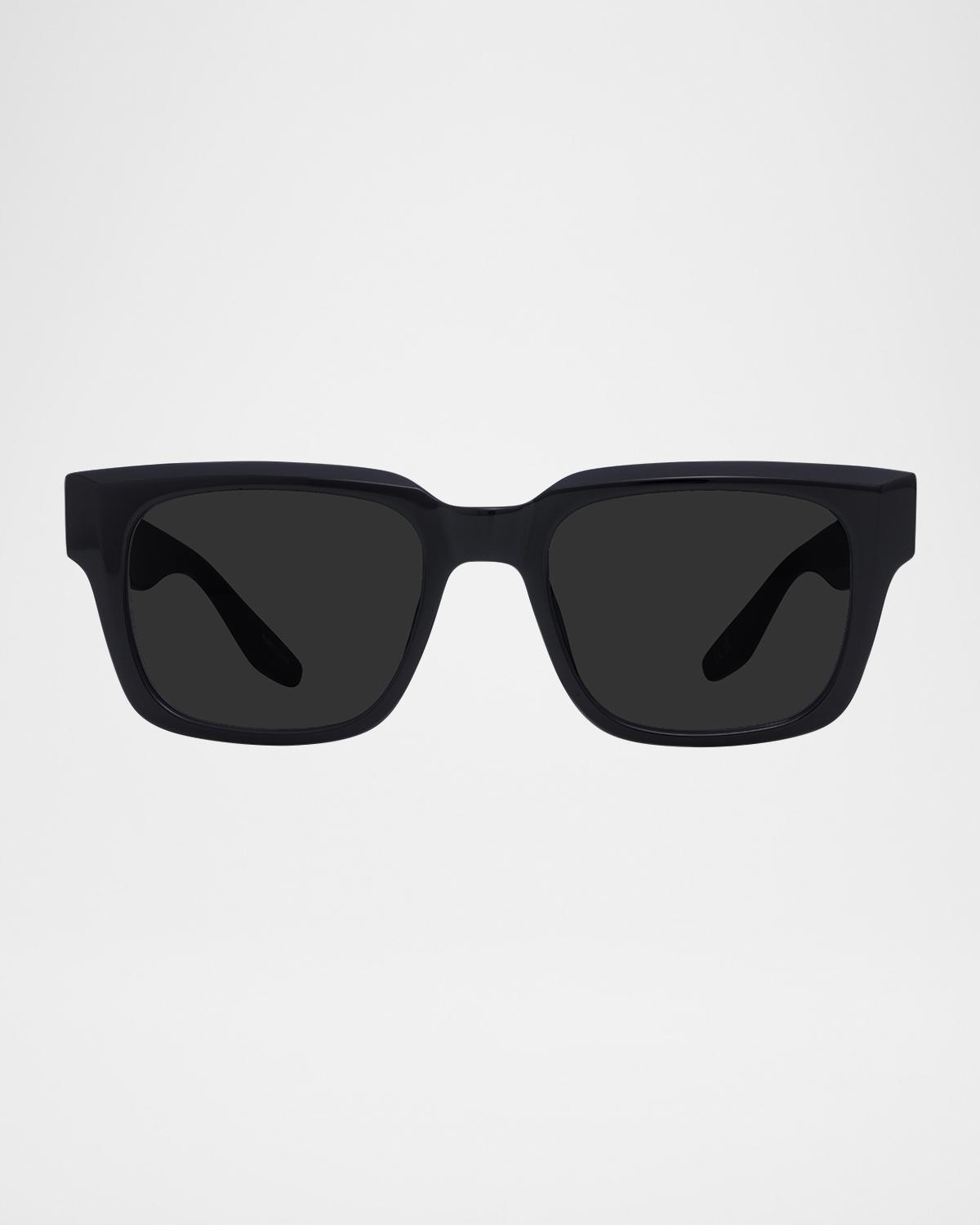 Barton Perreira Men's Zander Plastic Square Sunglasses