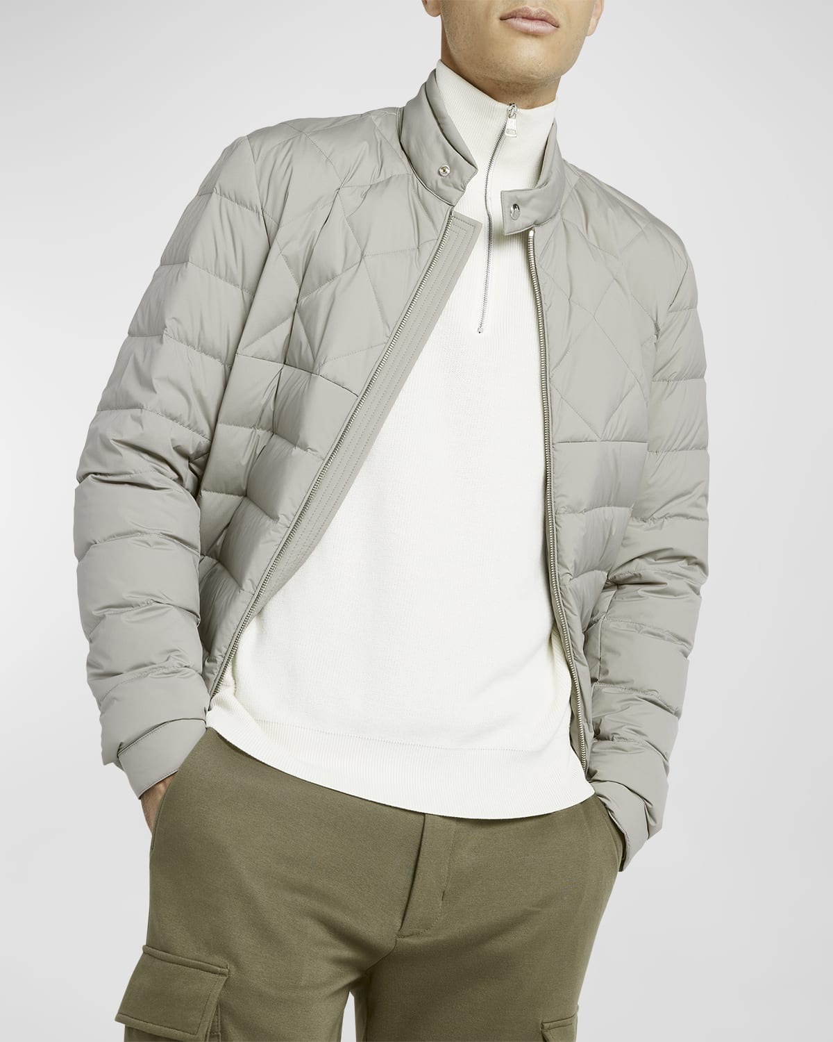 Moncler Men's Choquart Biker Jacket