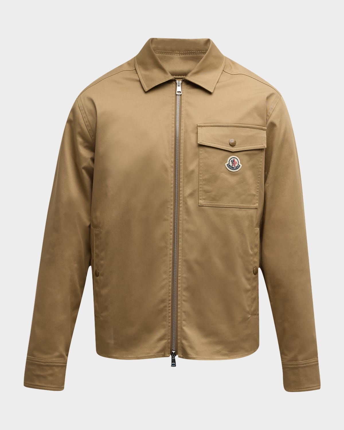 Moncler Men's Gabardine Zip Overshirt
