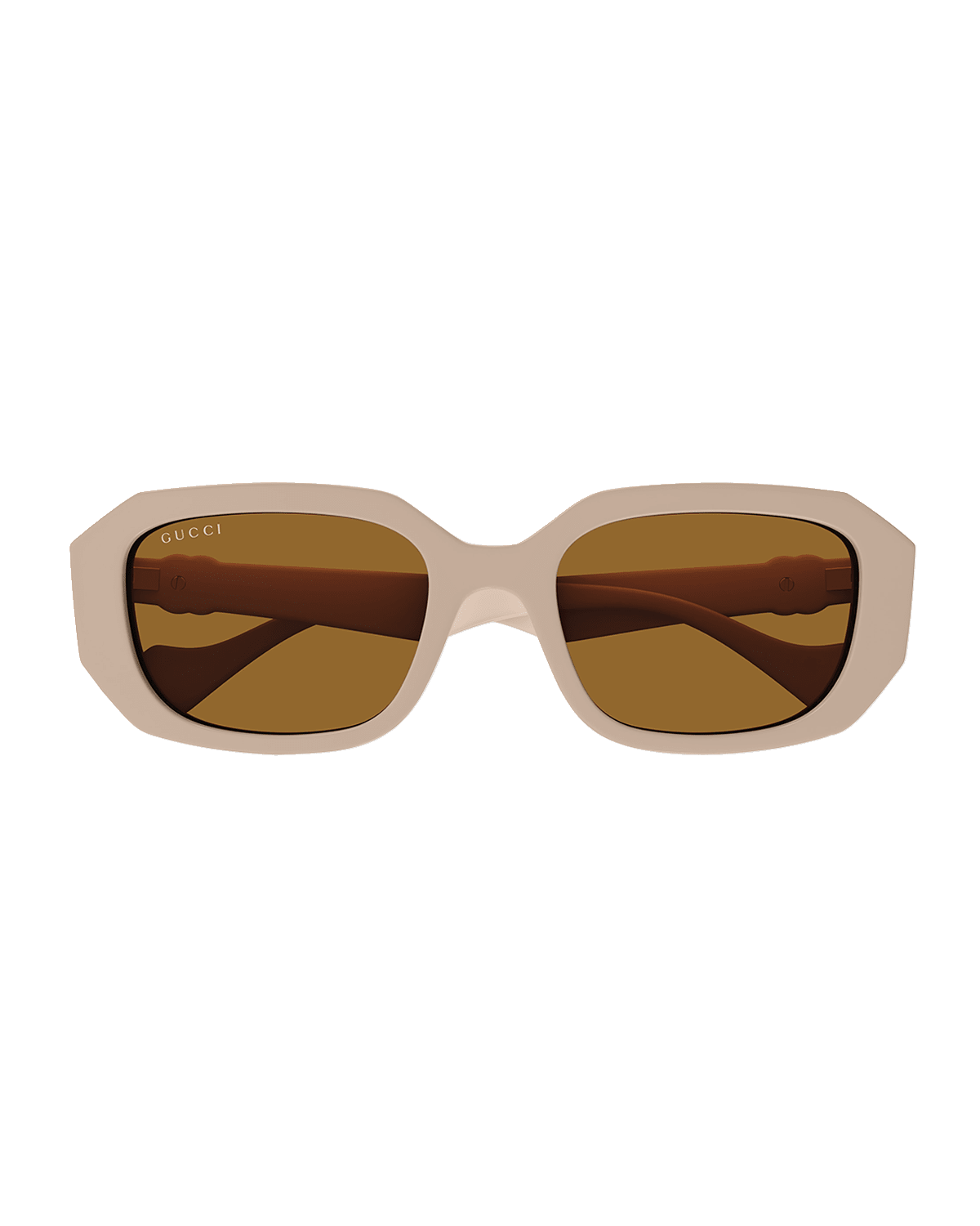 Gucci Geometric Plastic Rectangle Sunglasses