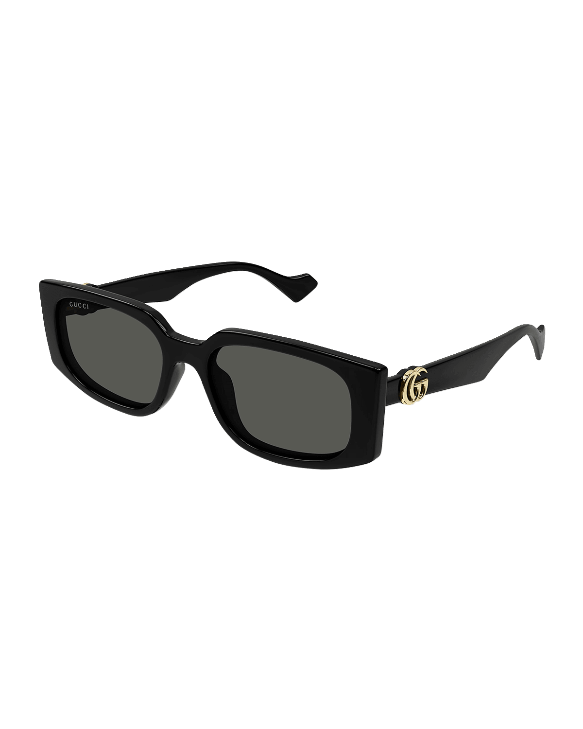 Gucci GG Logo Plastic Rectangle Sunglasses