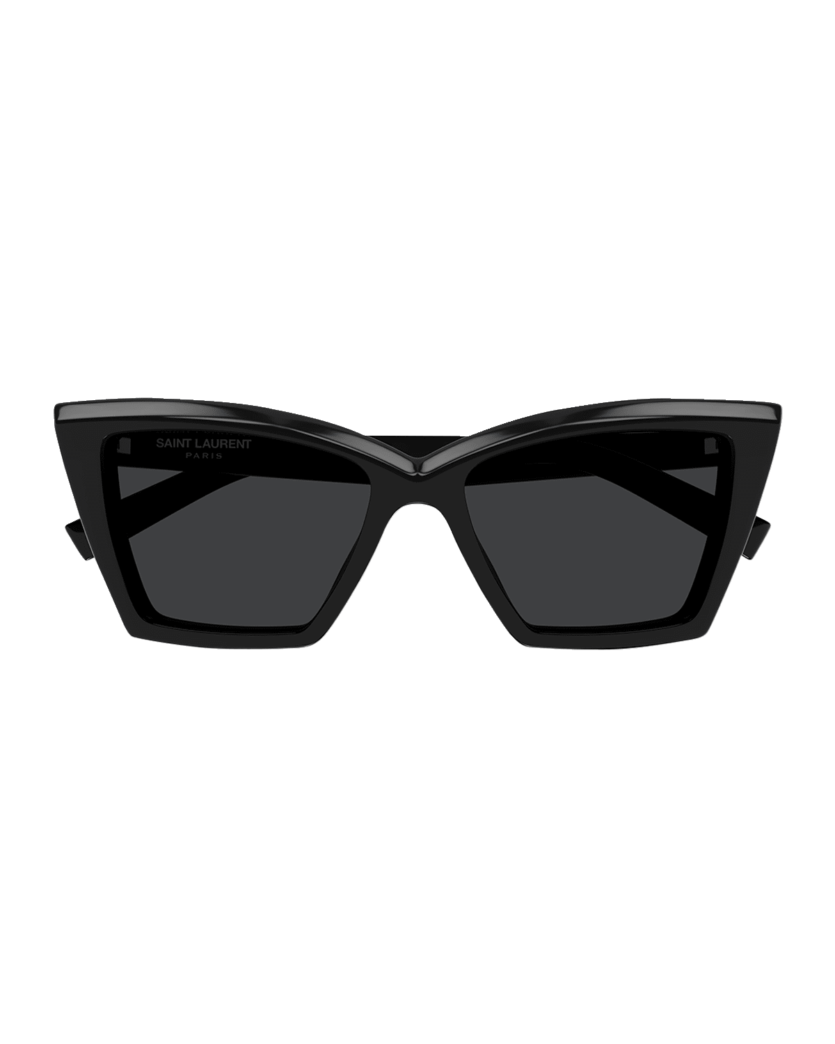 Saint Laurent Beveled Acetate Cat-Eye Sunglasses