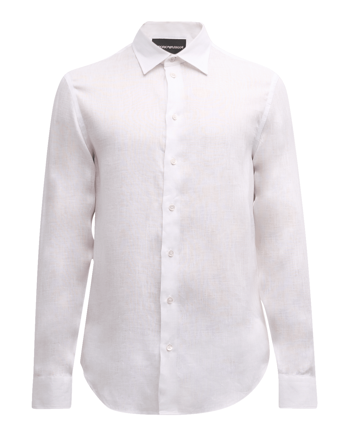 Emporio Armani Men's Linen Sport Shirt