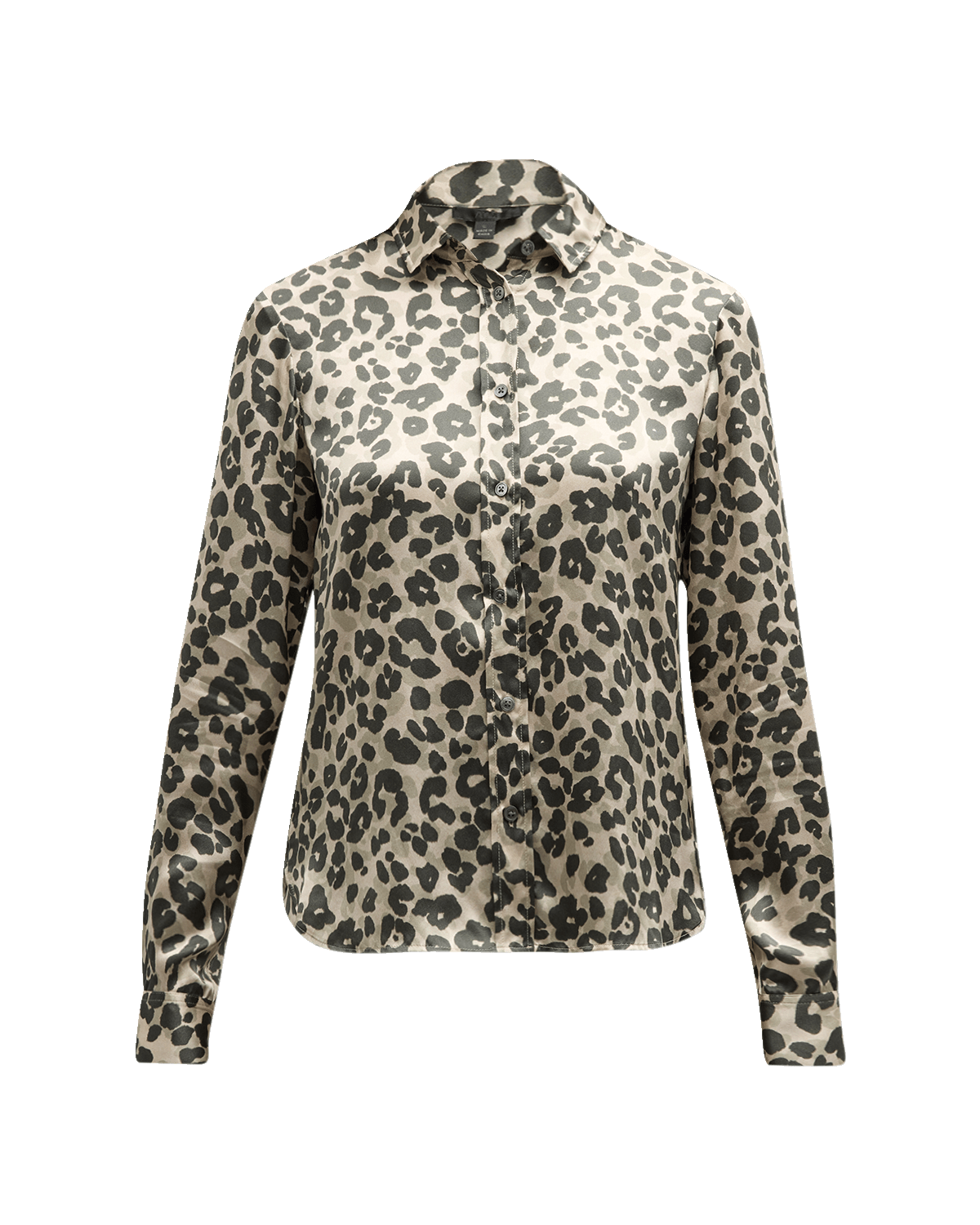 ATM Anthony Thomas Melillo Leopard-Print Silk Charmeuse Slim-Fit Shirt