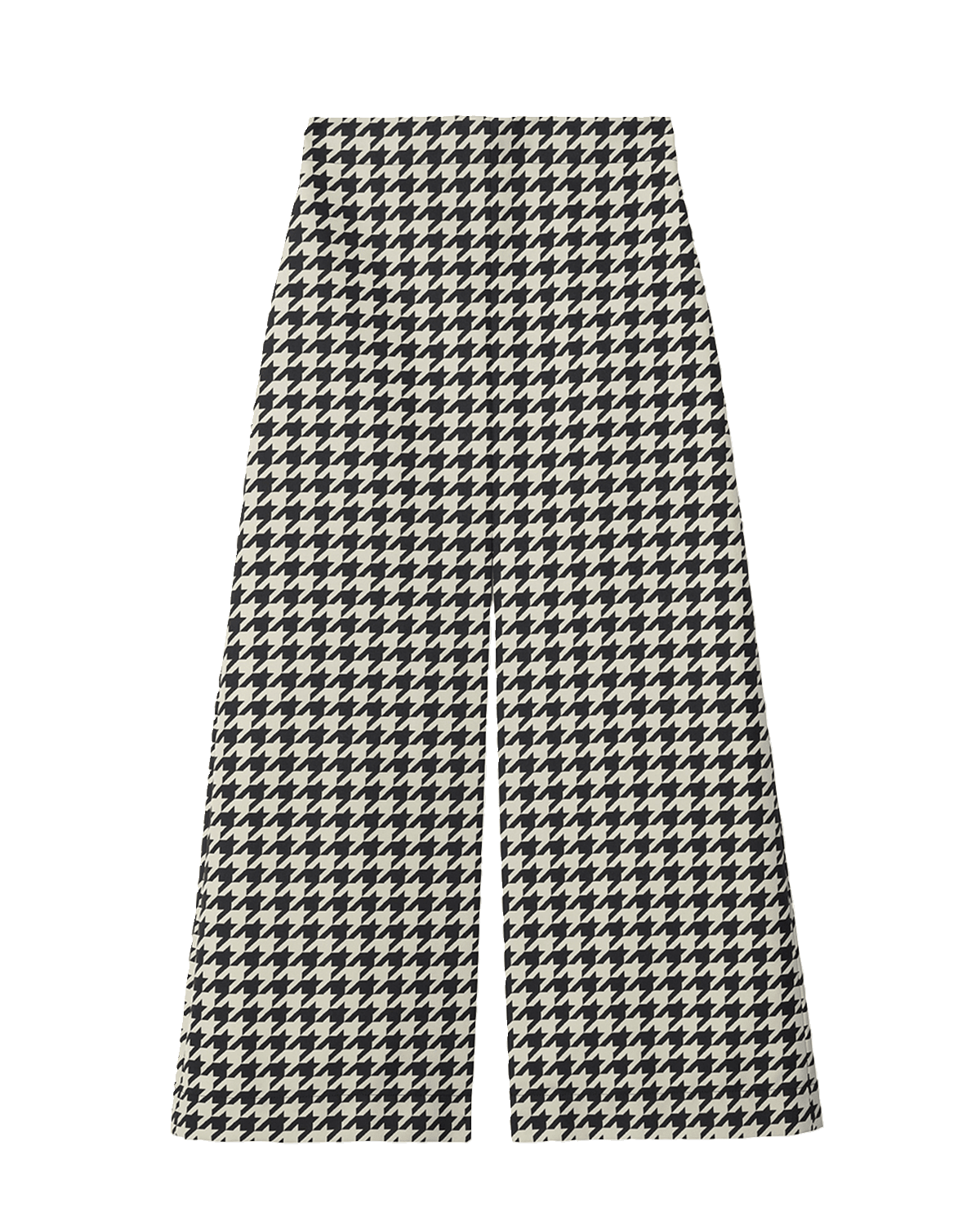 Burberry Long Houndstooth Skirt
