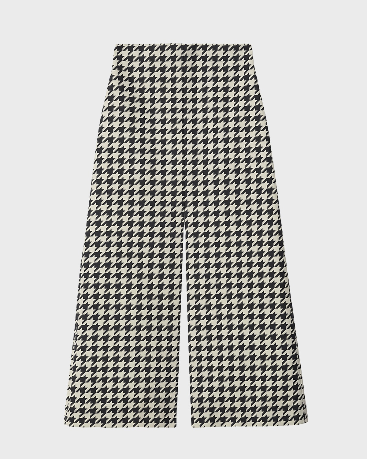 Burberry Long Houndstooth Skirt