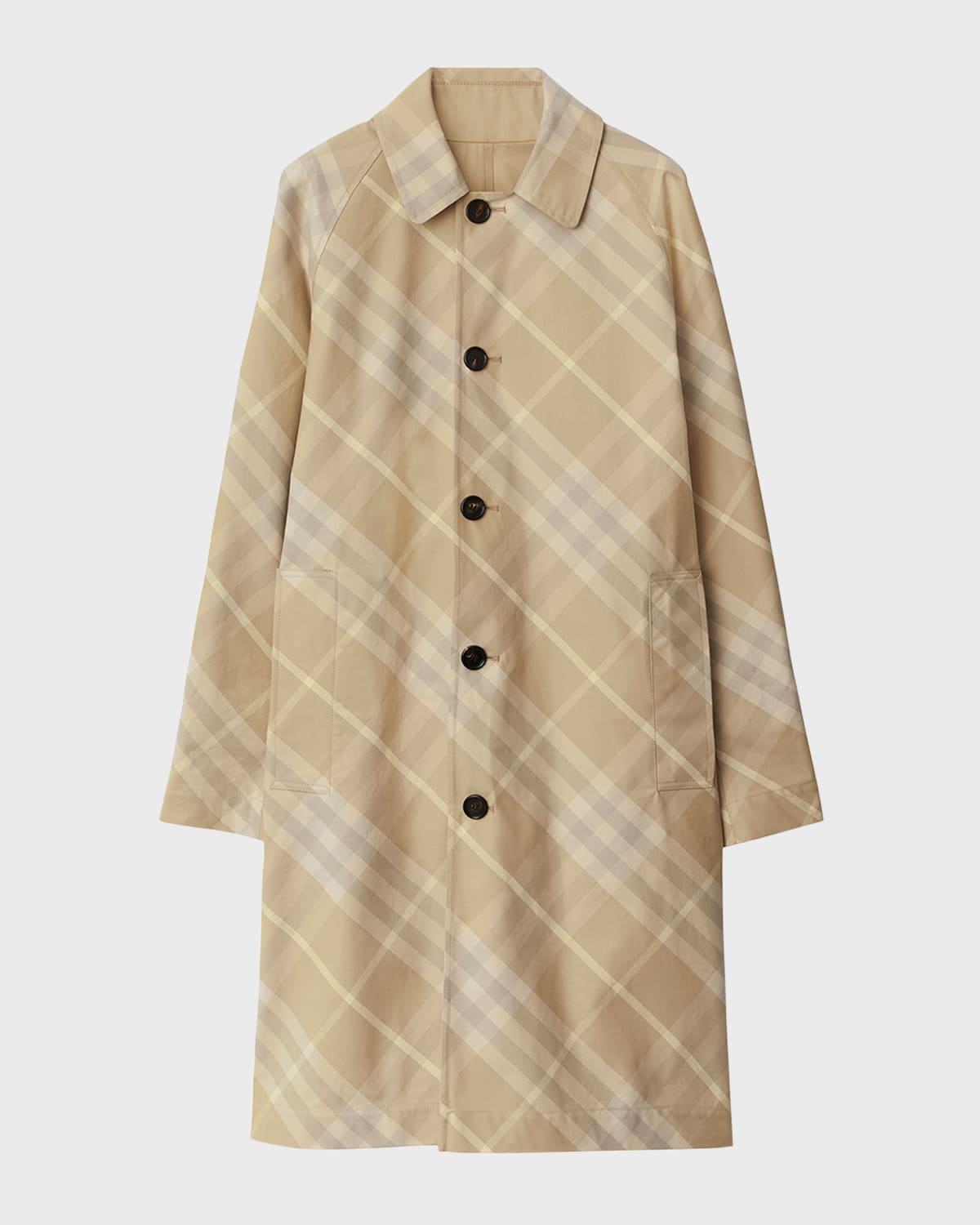 Burberry Reversible Check Print Trench Coat