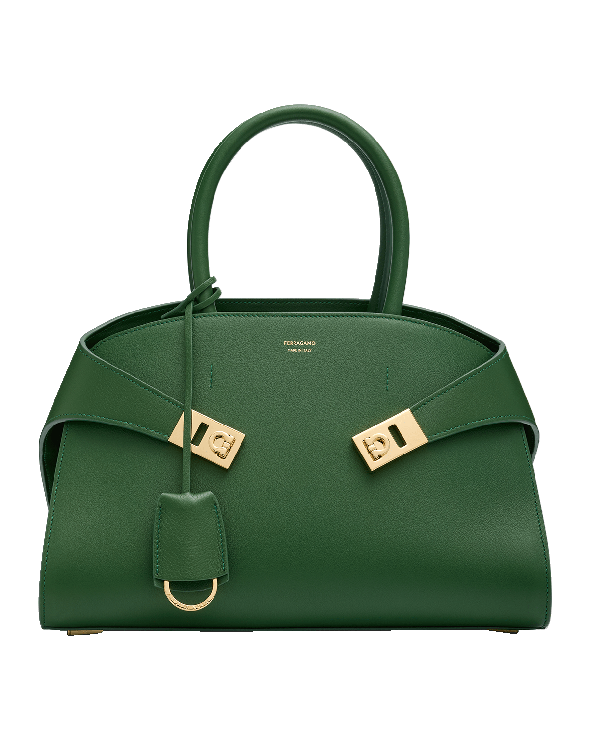 Ferragamo Hug Leather Top-Handle Bag