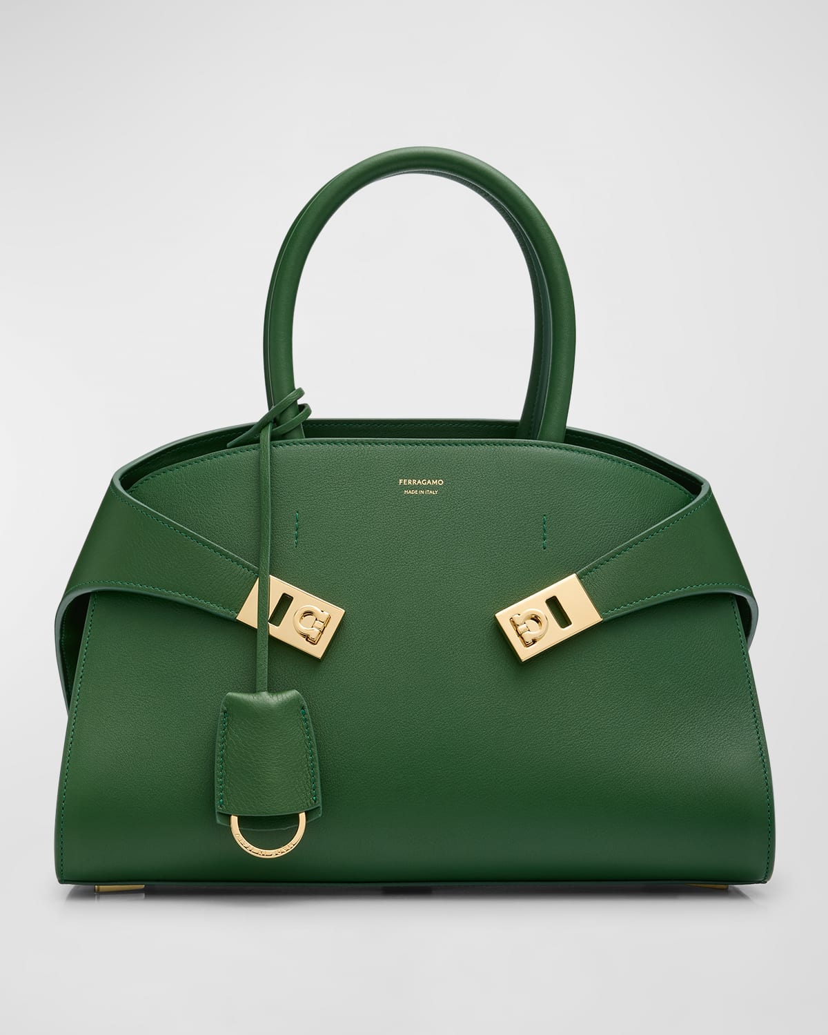 Ferragamo Hug Leather Top-Handle Bag