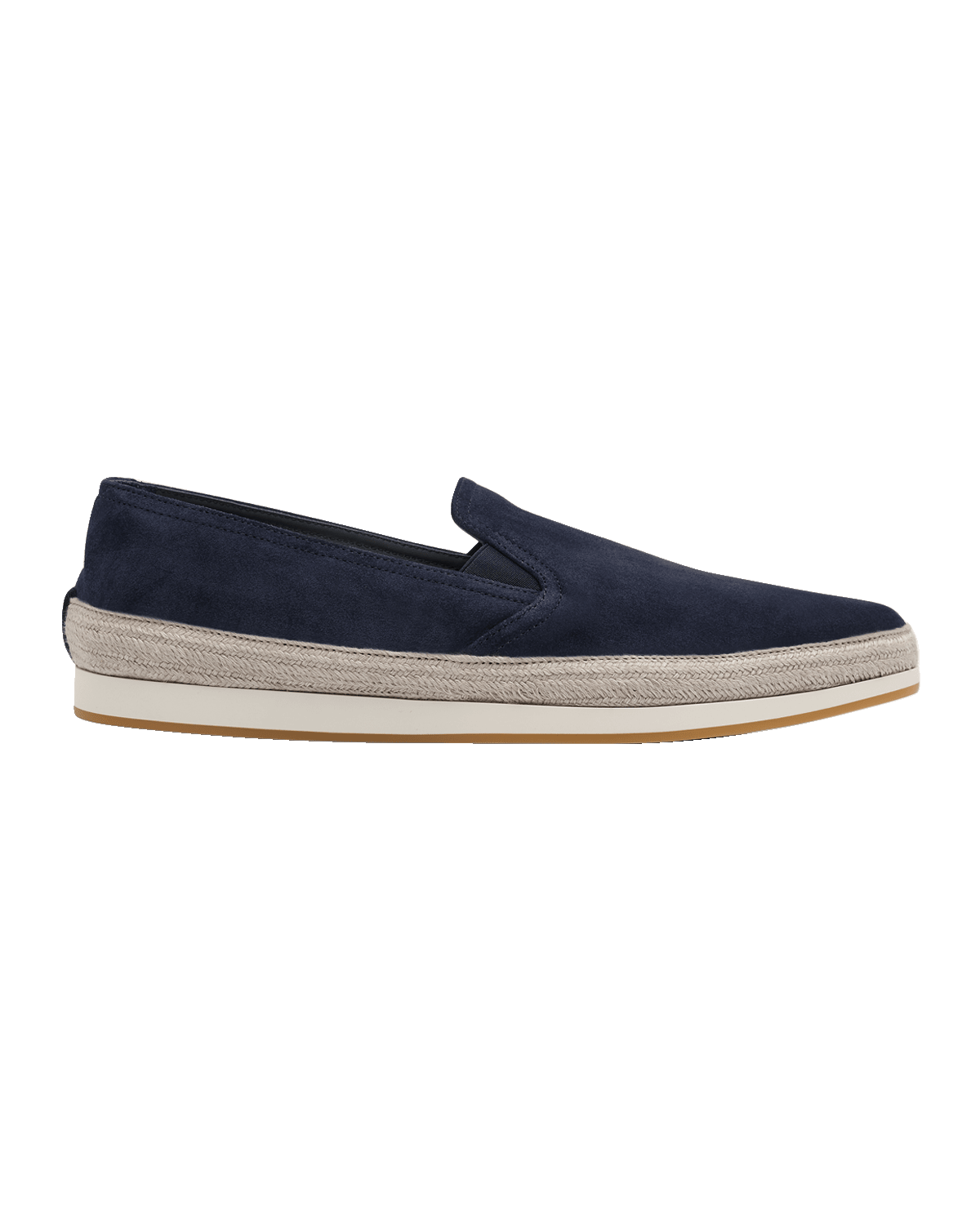 Prada Men's Suede Slip-On Sneakers