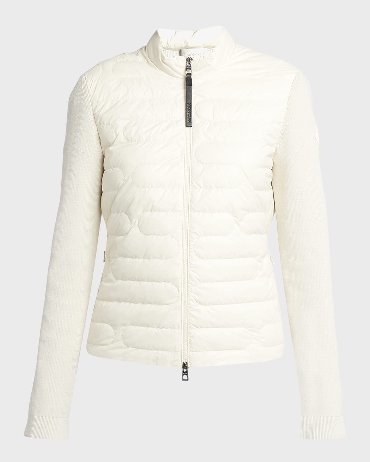 Moncler Zip-Up Puffer Cardigan