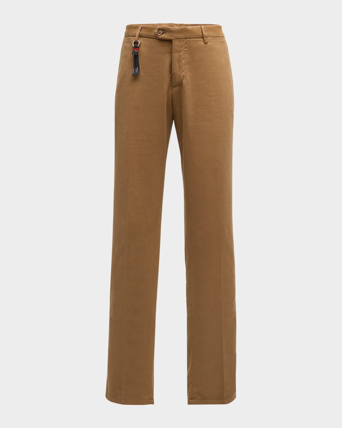 Marco Pescarolo Men's Stretch Cotton Silk Twill Chino Pants