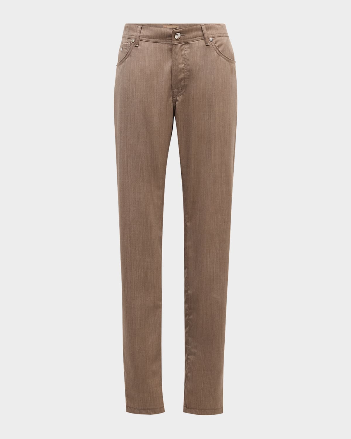 Marco Pescarolo Men's 130s Worsted Wool 5-Pocket Pants