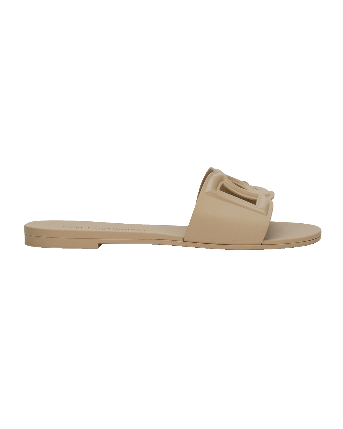 Dolce&Gabbana Cut-Out DG Rubber Sandals