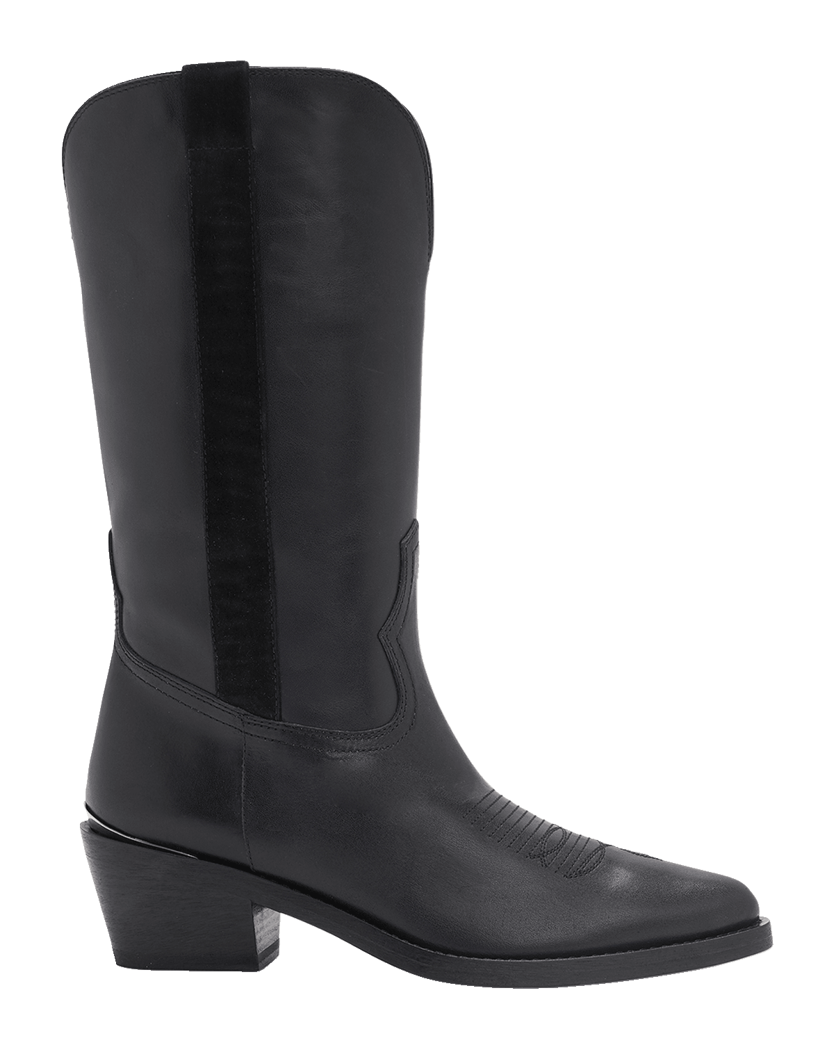 Partlow Jordana Mixed Leather Western Boots