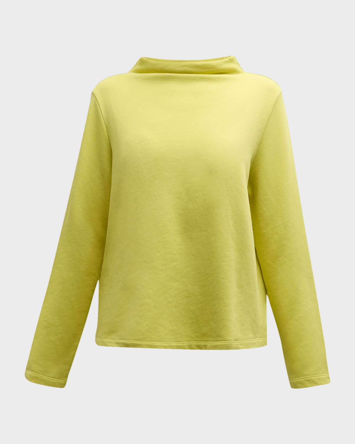 Eileen Fisher Funnel-Neck Organic Cotton Top