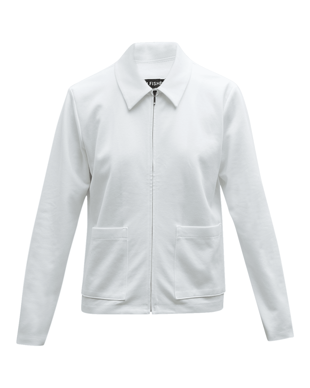 Eileen Fisher Zip-Front Washable Flex Ponte Jacket