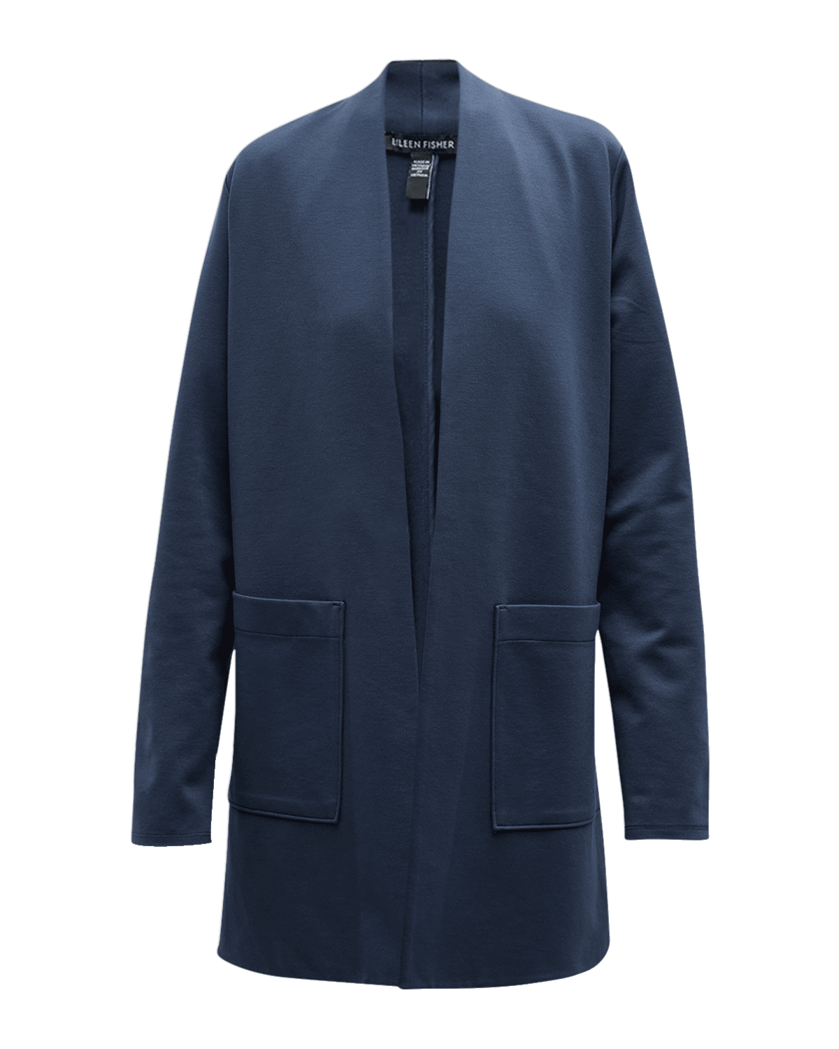 Eileen Fisher Petite Open-Front Washable Flex Ponte Jacket