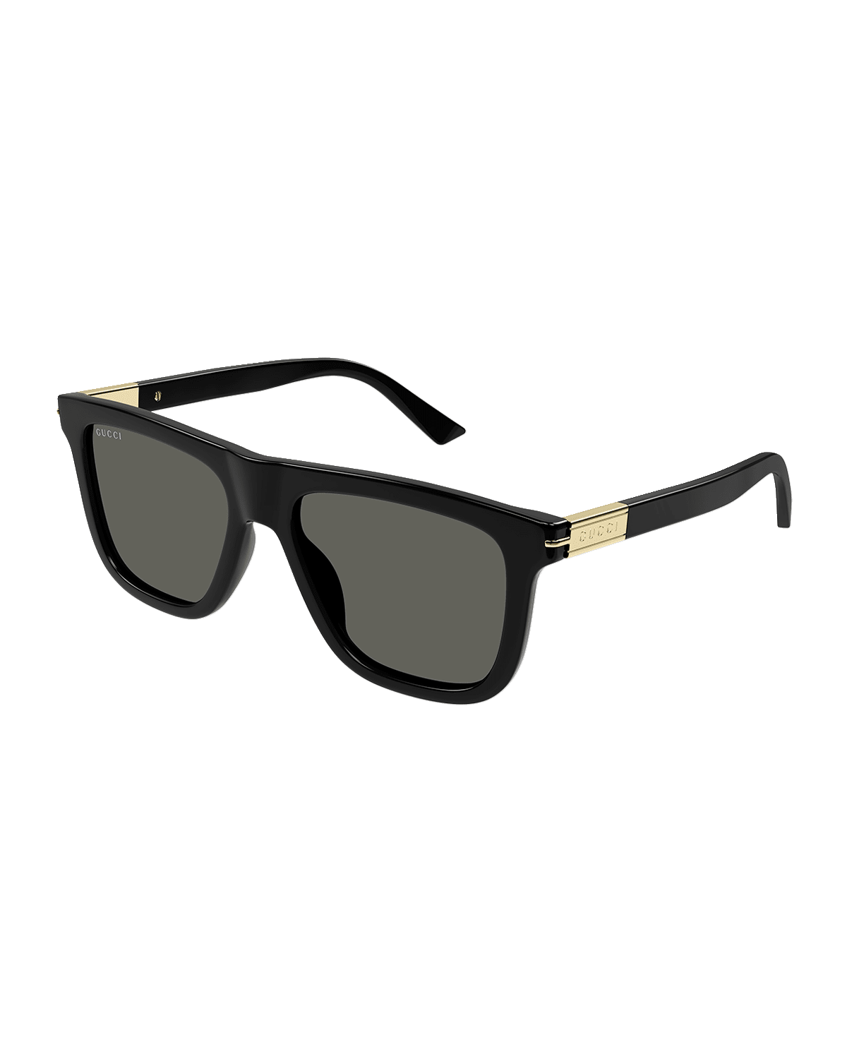 Gucci Men's GG1502SM Acetate Rectangle Sunglasses