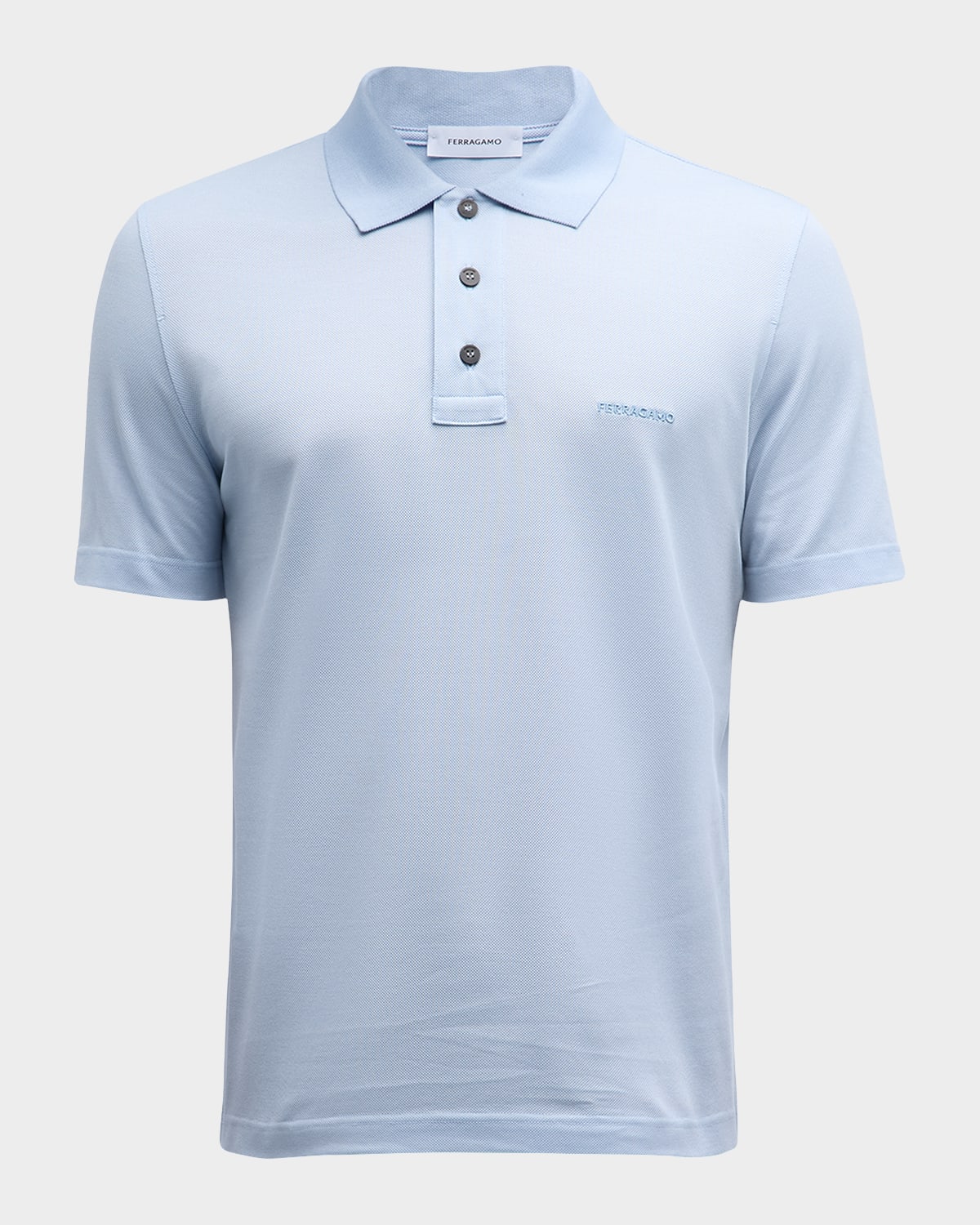 Ferragamo Men's 3-Button Polo Shirt