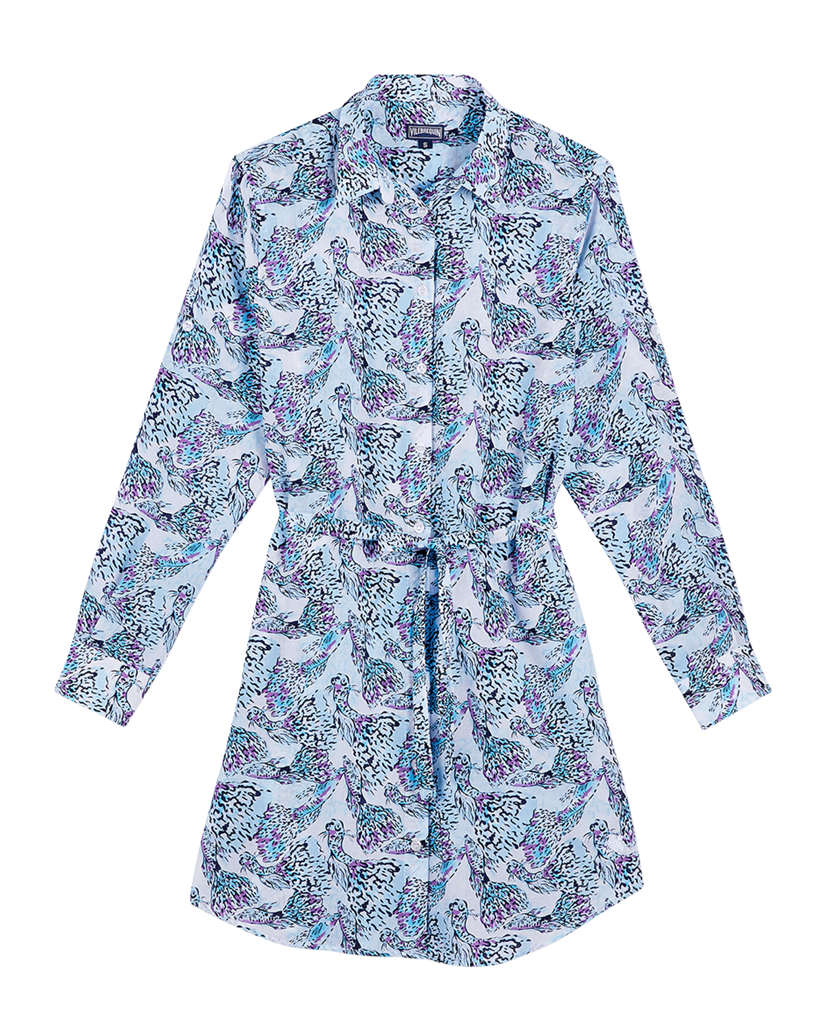 Vilebrequin Isadora Fish-Print Shirtdress