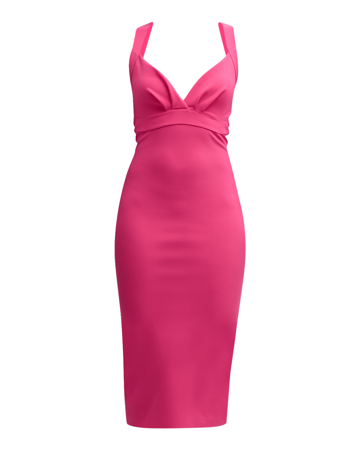 Chiara Boni La Petite Robe Sleeveless Sweetheart Bodycon Midi Dress