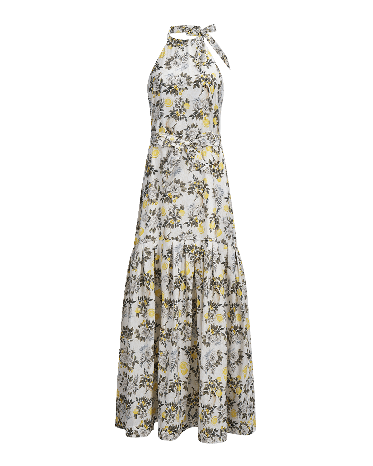 Aqua Blu Australia Clementine Zoe Halter Maxi Dress