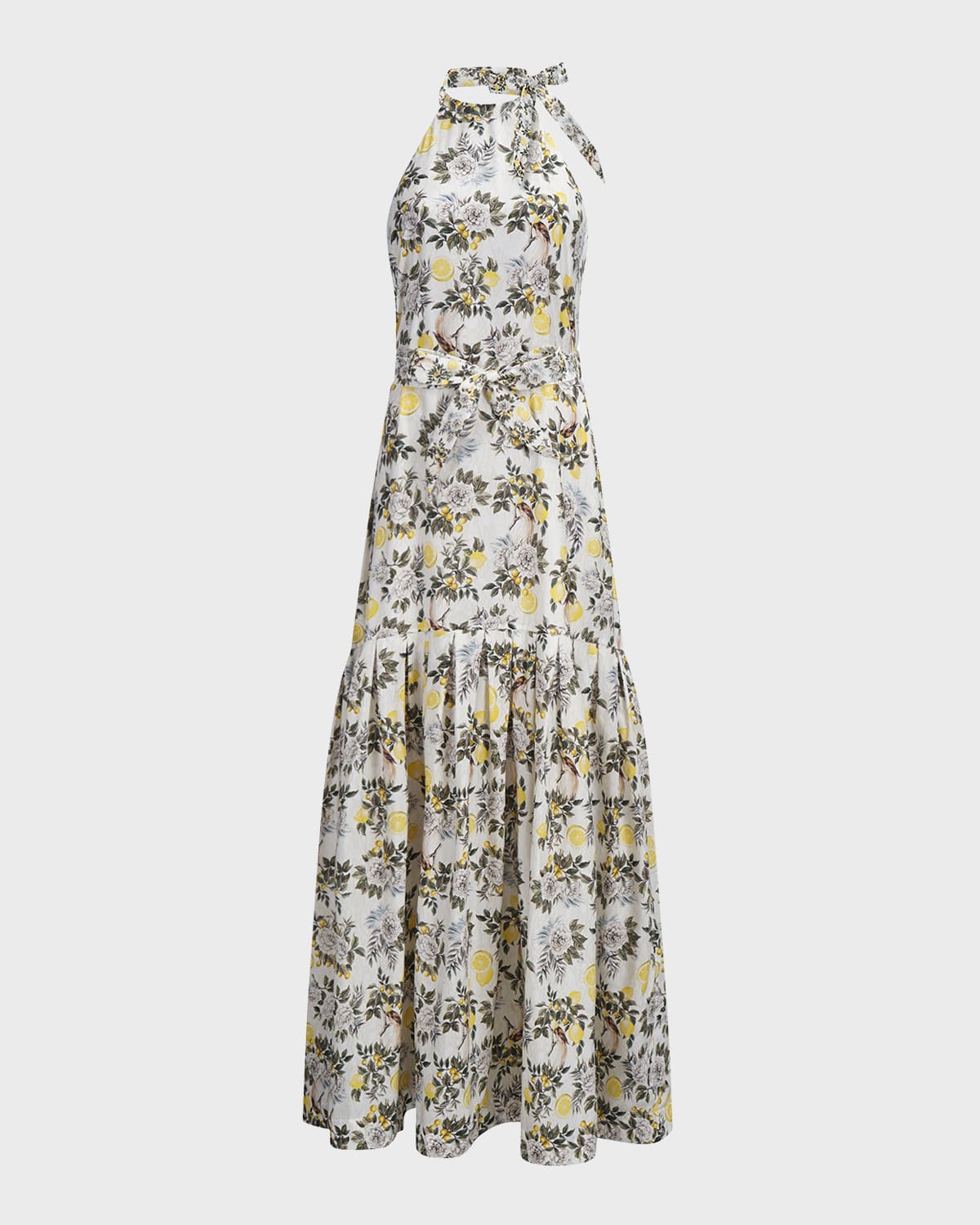 Aqua Blu Australia Clementine Zoe Halter Maxi Dress