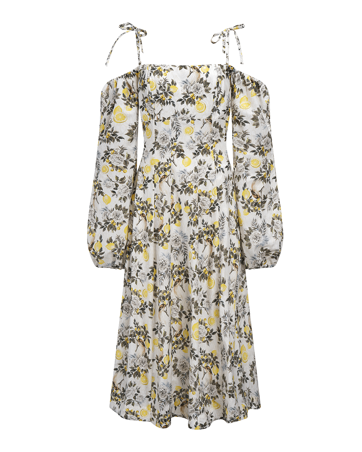 Aqua Blu Australia Clementine Greta Off-Shoulder Maxi Dress