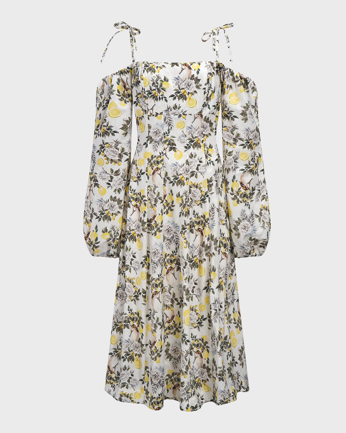 Aqua Blu Australia Clementine Greta Off-Shoulder Maxi Dress