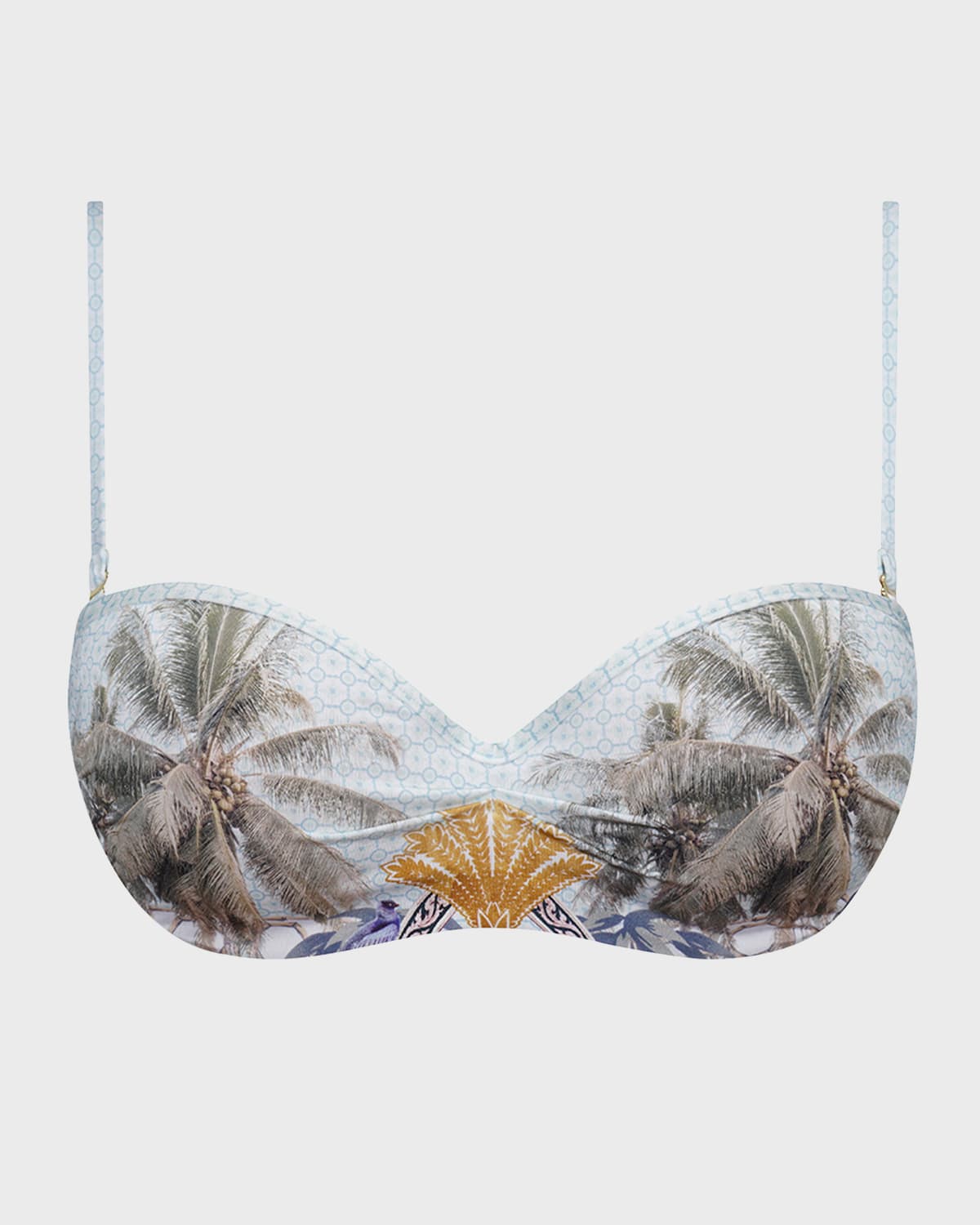 Aqua Blu Australia Palmilla Valeria Bandeau Bikini Top