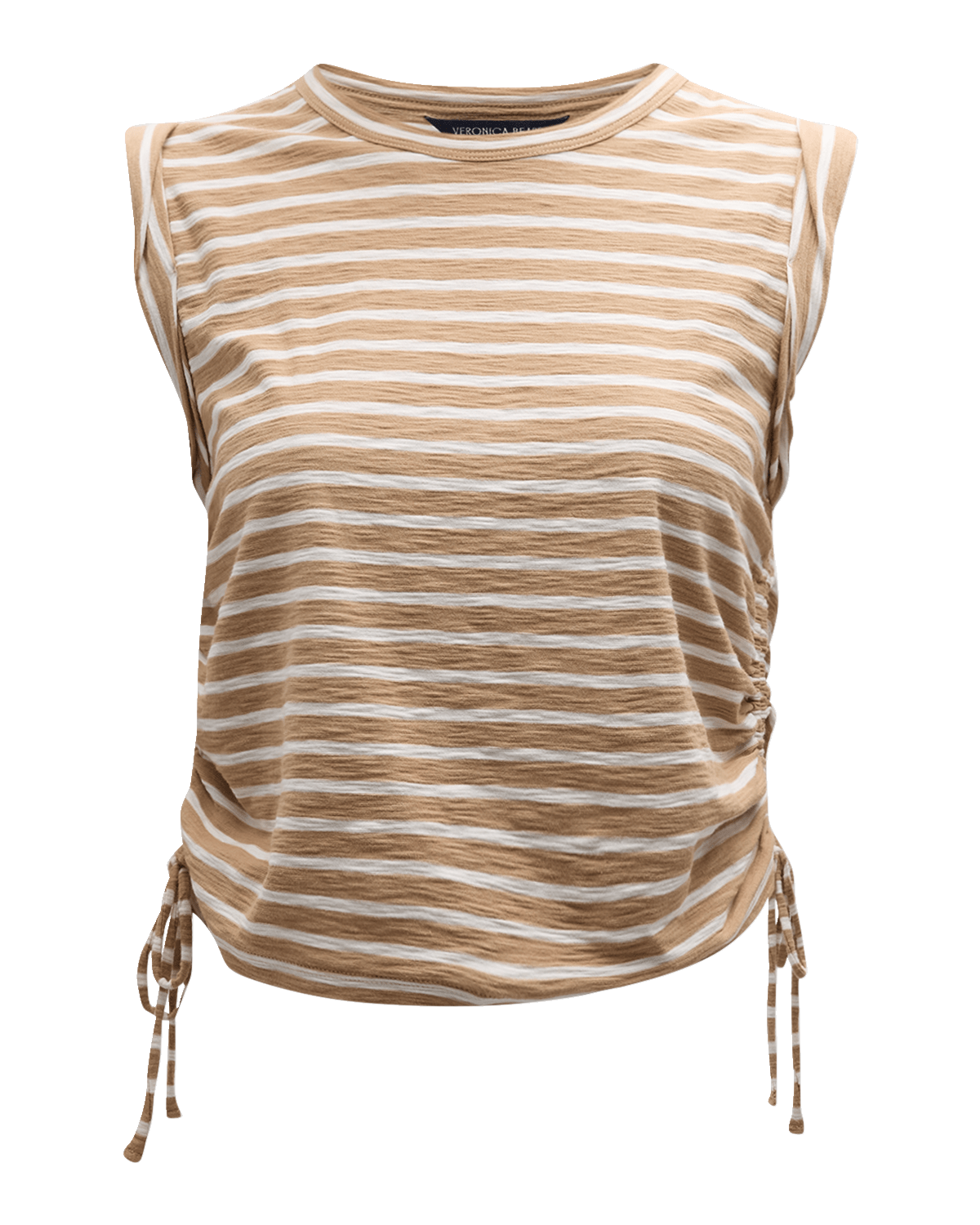 Veronica Beard Vinci Striped Drawstring Top