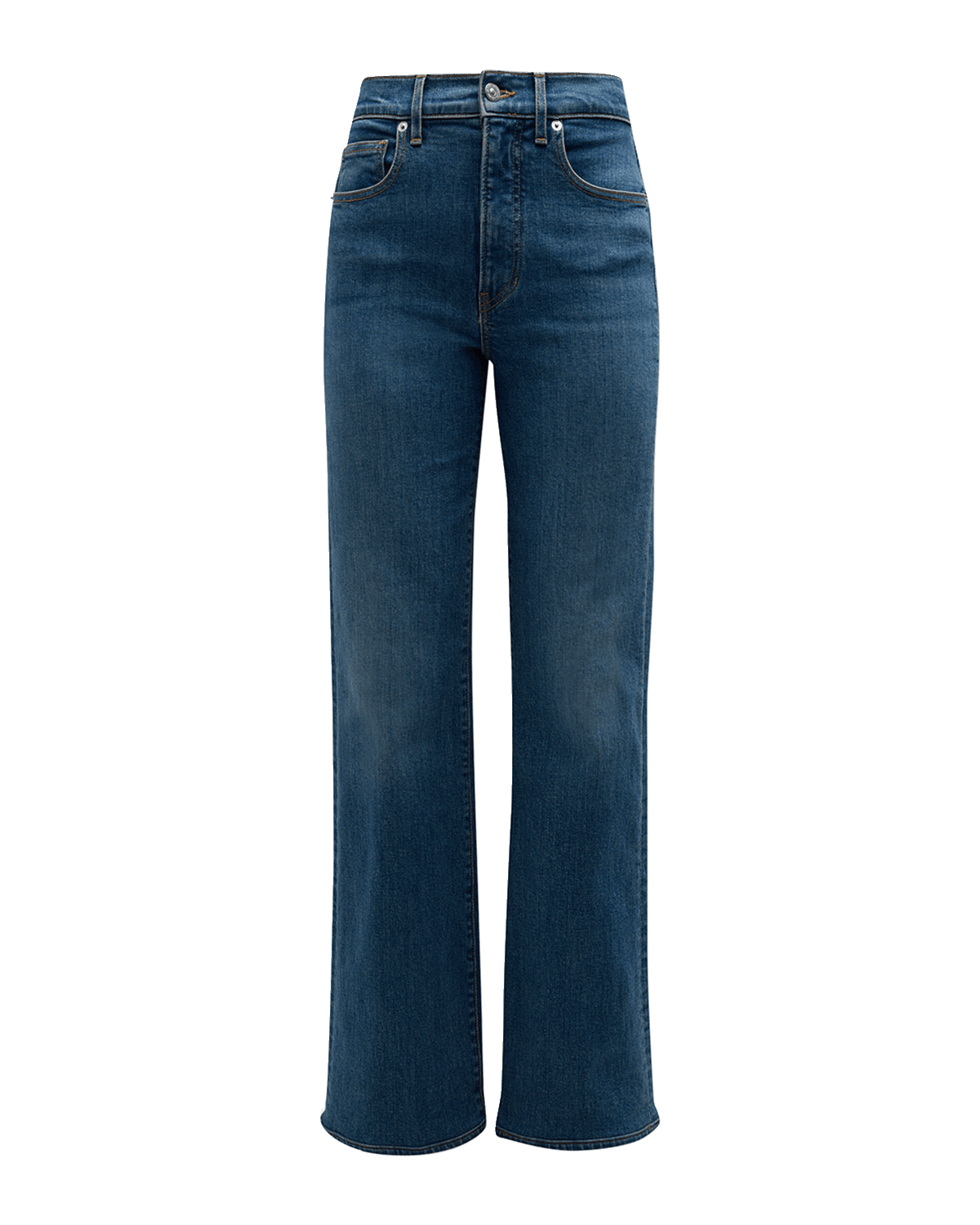 Veronica Beard Crosbie Slim Wide-Leg Jeans
