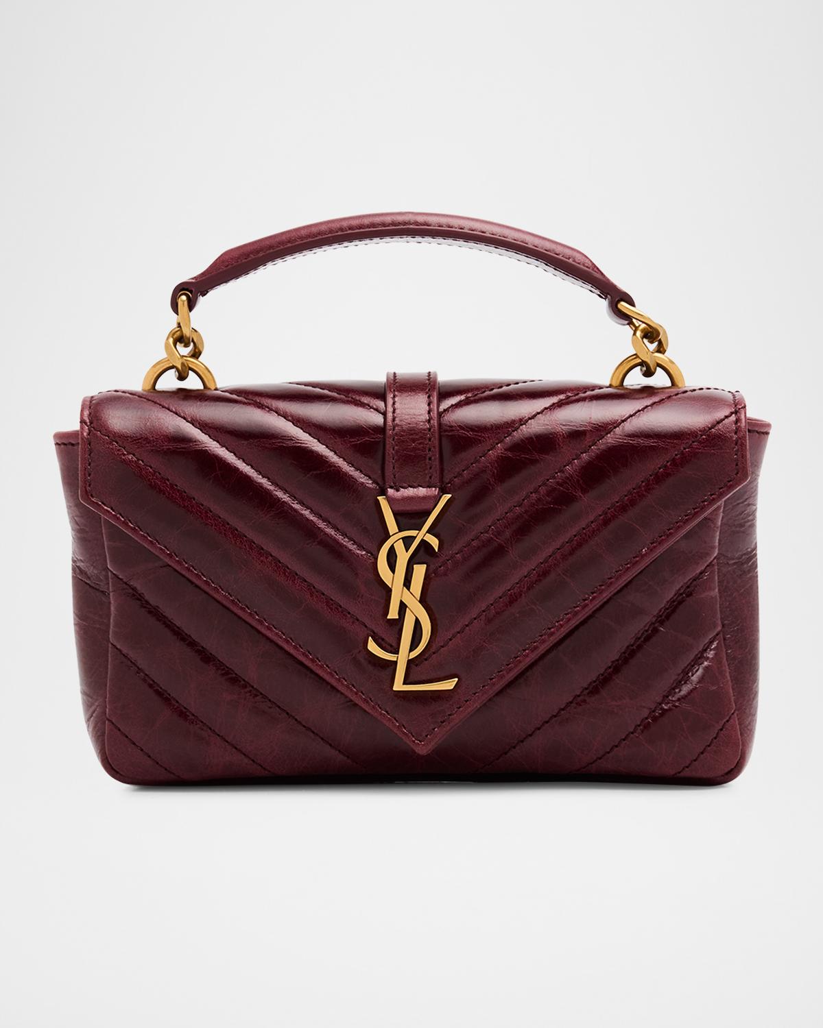College Mini YSL Quilted Crossbody Bag