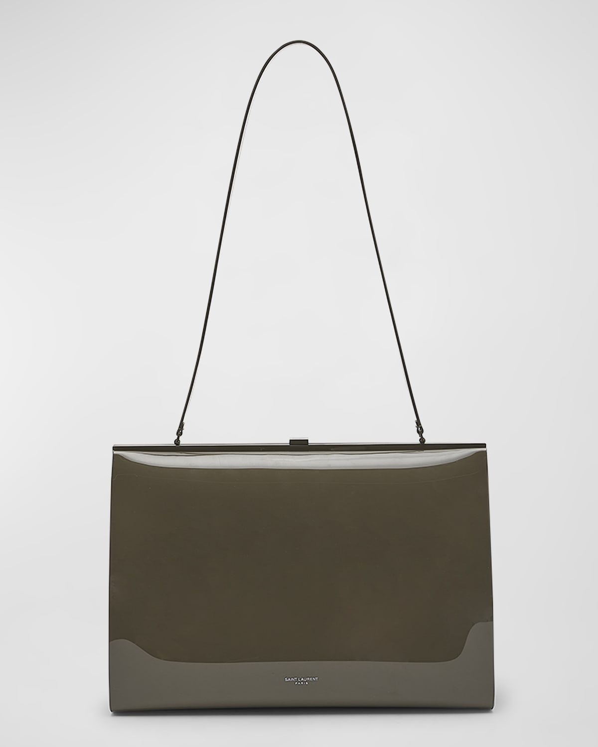 Saint Laurent Le Anne Marie Large Vinyl Shoulder Bag