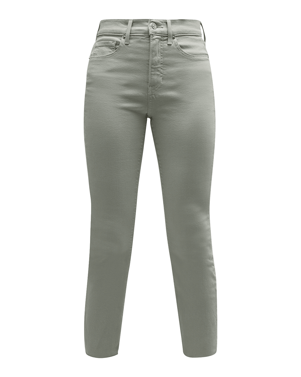 Veronica Beard Carly Kick-Flare Cropped Raw Hem Jeans