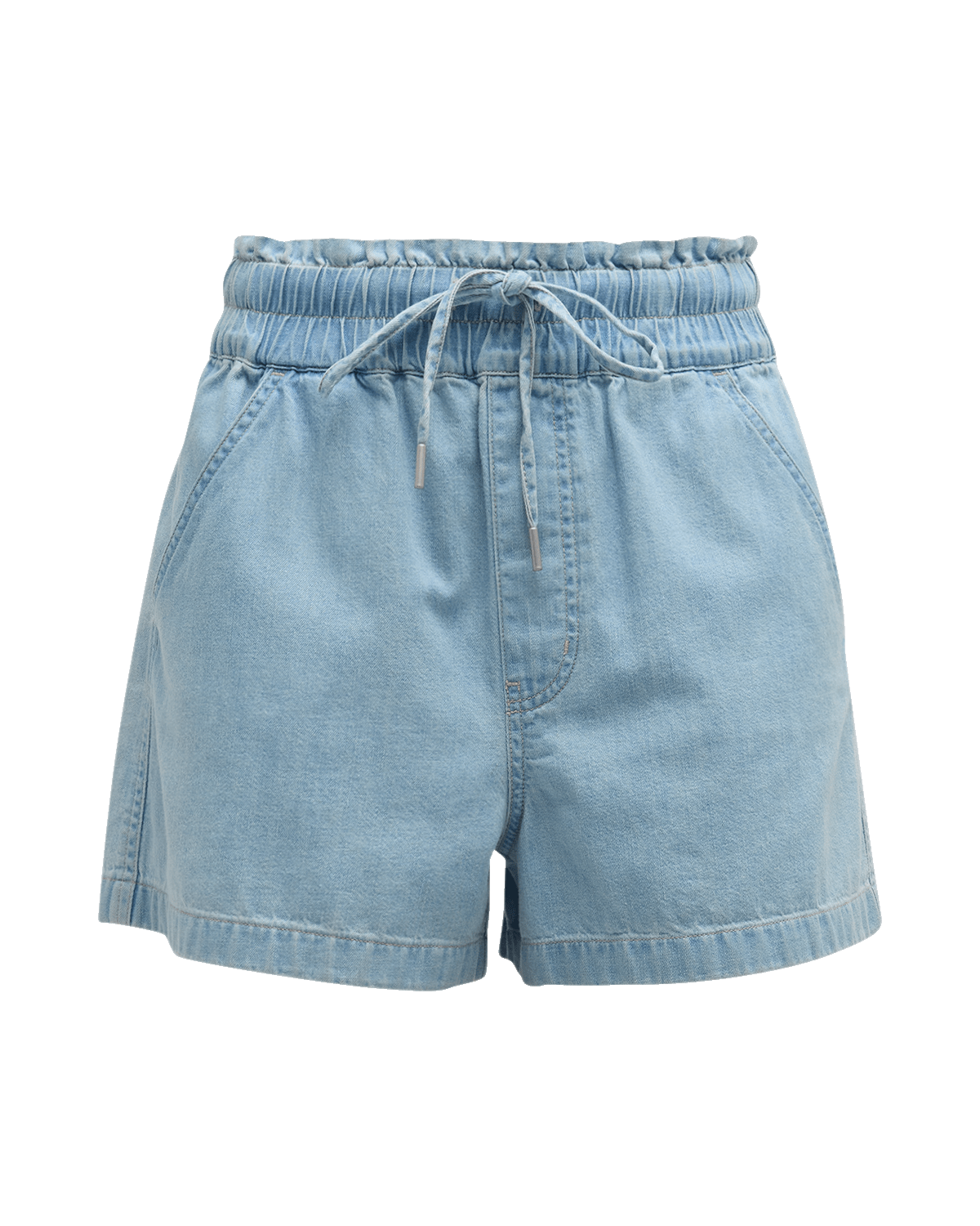 Veronica Beard Tijana Chambray Shorts