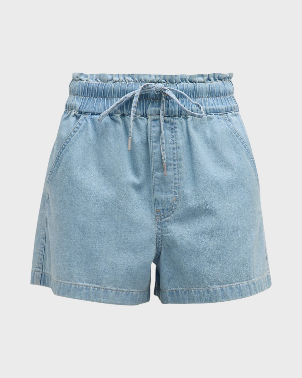 Veronica Beard Tijana Chambray Shorts