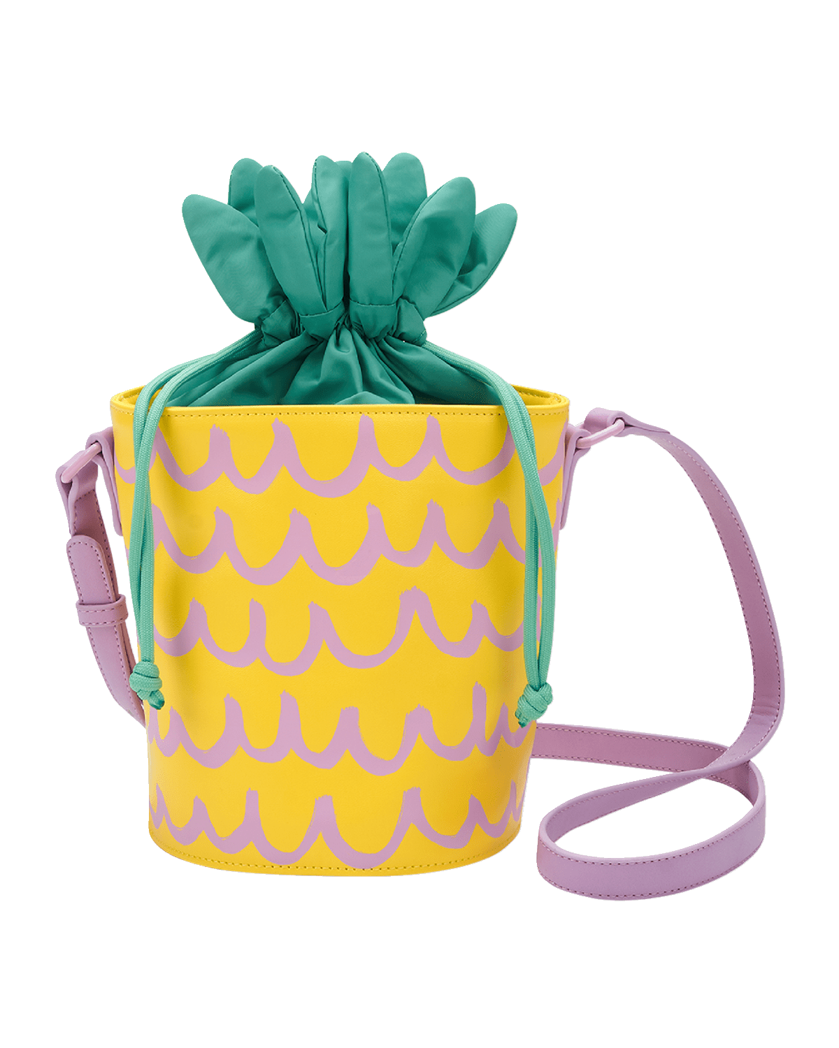 Stella McCartney Kids Girl's Pineapple Waves Bucket Bag
