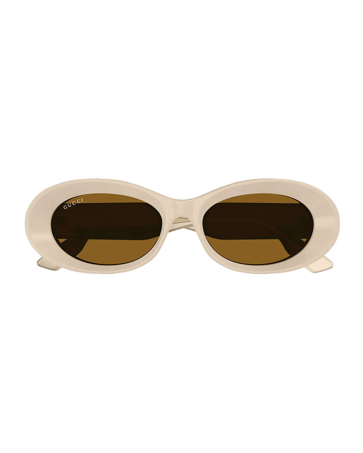 Gucci Beveled Acetate Oval Sunglasses