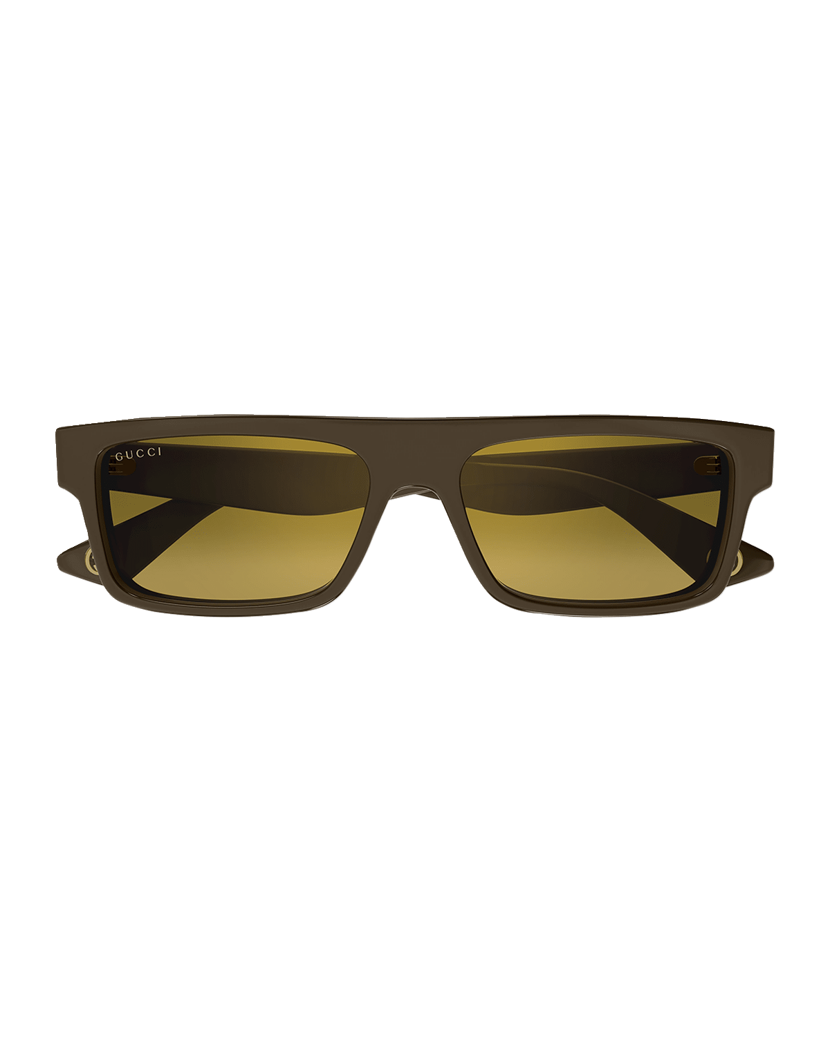 Gucci Men's Plastic Rectangle Sunglasses