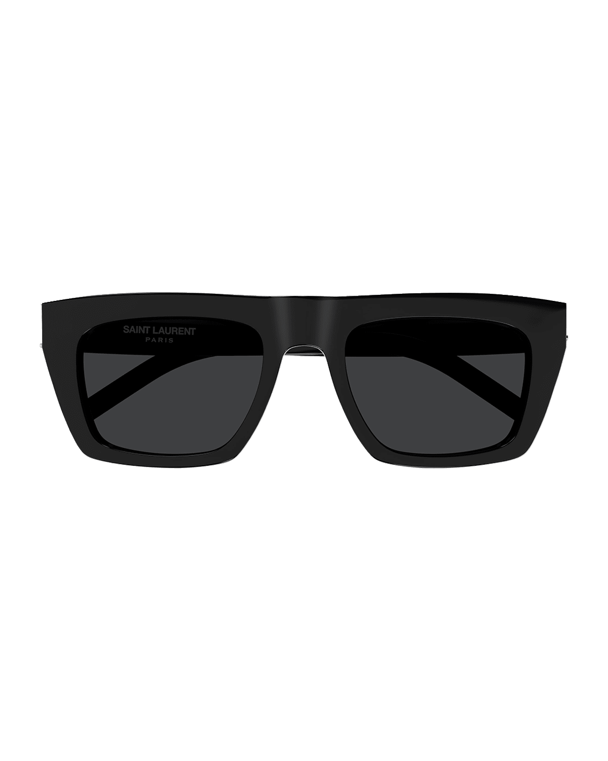 Saint Laurent YSL Acetate Flat-Top Rectangle Sunglasses
