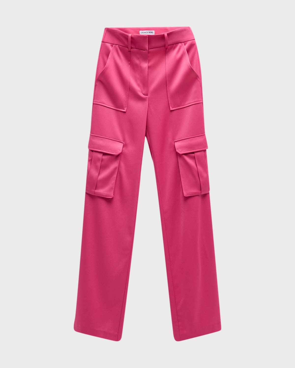 Veronica Beard Saul Silk Cargo Pants