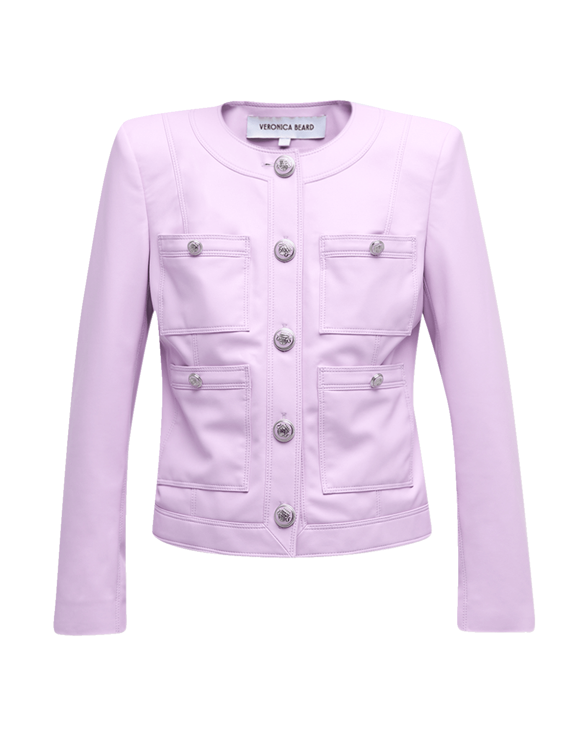 Veronica Beard Ozuna Faux Leather Jacket