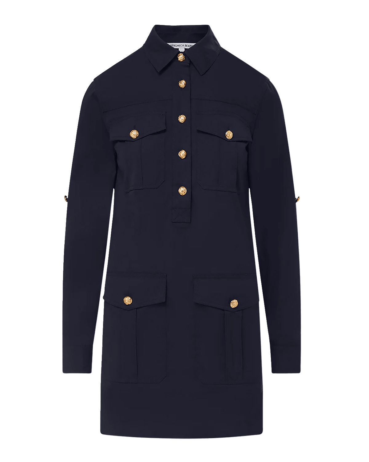 Veronica Beard Saude Long-Sleeve Utility Dress